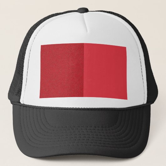 Custom Tomato Red Noise Trucker Hat Truckerkappe (Vorderseite)