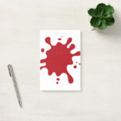 Custom Tomato Red Paint Splash Post-It Notes Post-it Klebezettel (Büro)