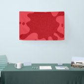 Custom Tomato Red Platsch Glitzer Banner (Messe)