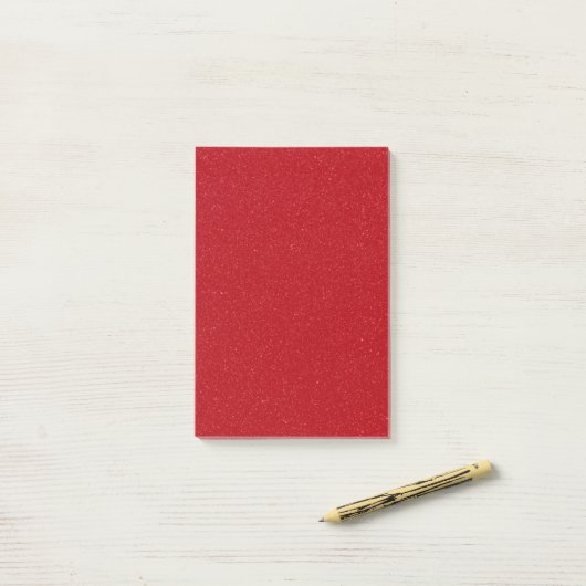 Custom Tomato Red Speckle Sticky Post-It Notes Klebezettel (Auf Schreibtisch)
