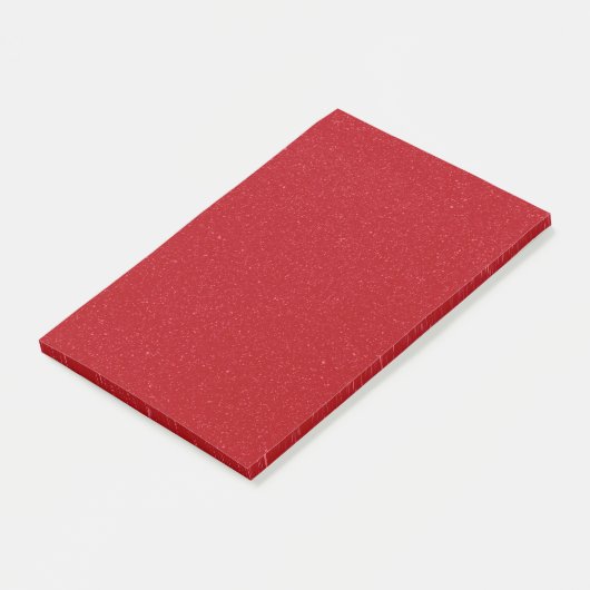 Custom Tomato Red Speckle Sticky Post-It Notes Klebezettel (angewinkelt)
