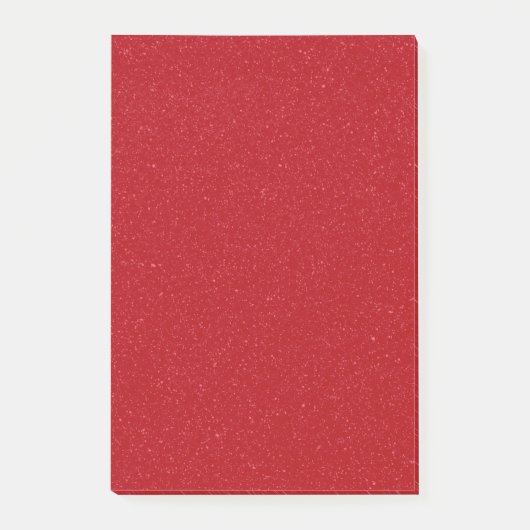 Custom Tomato Red Speckle Sticky Post-It Notes Klebezettel (Vorderseite)