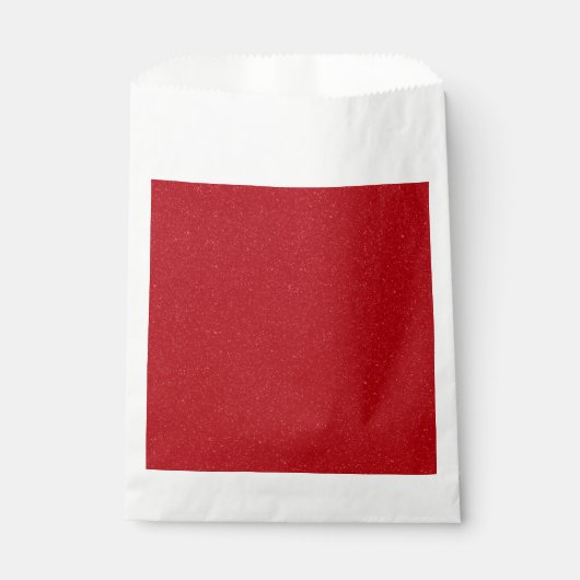 Custom Tomato Red Specklkled Gefälligkeitsflaggen Geschenktütchen (Vorderseite)