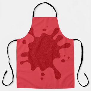 Custom Tomato Red Splash All-over Print-Schürze Schürze