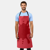 Custom Tomato Red Splash All-over Print-Schürze Schürze (Getragen)