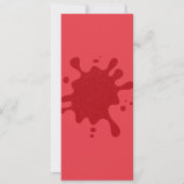 Custom Tomato Red Splash Flat Card (Tomato Noise) (Vorderseite)