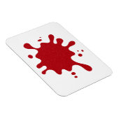 Custom Tomato Red Splash Magnet - White Background (Rechte Seite)