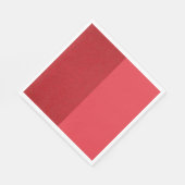 Custom Tomato Red Split Paper Napkins Serviette (Ecke)