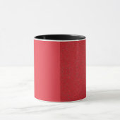 Custom Tomato Red Split Tasse - Textured Side (Zentrum)