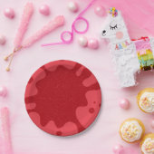 Custom Tomato Red Spritzer Paper Teller (Party)