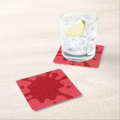 Custom Tomato Red Spritzer Paper Untersetzer (Vor Ort)