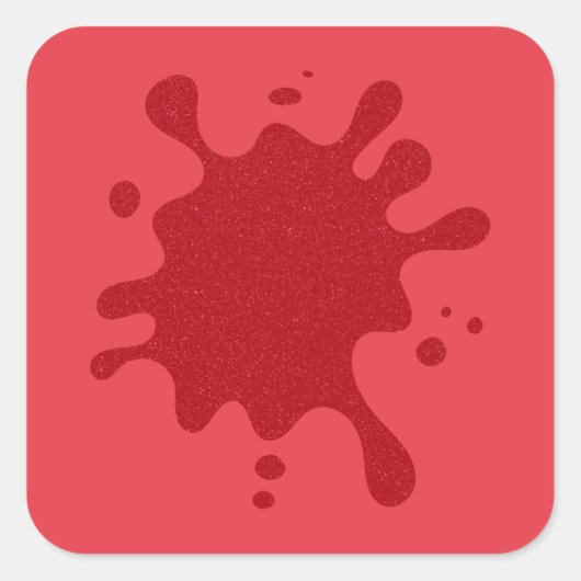 Custom Tomato Red Spritzer Stickers (Vorderseite)