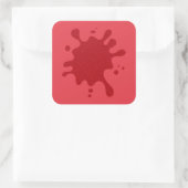 Custom Tomato Red Spritzer Stickers (Tasche)