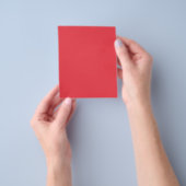 Custom Tomato Red Square Flyer (Gruppe)