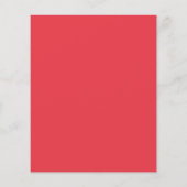 Custom Tomato Red Square Flyer (Hinten)