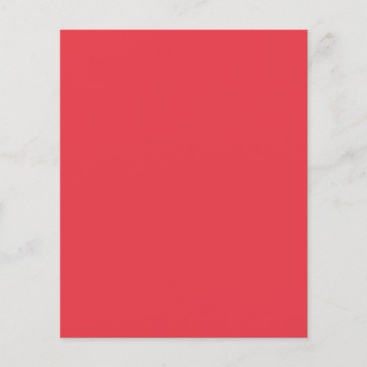 Custom Tomato Red Square Flyer (Vorne)