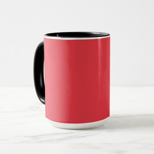 Custom Tomato Red Tasse (Vorderseite Links)