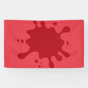 Custom Tomato Red Tropfen Banner (3' x 5')