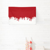 Custom Tomato Red Tropfen Gloss Banner (InSitu)