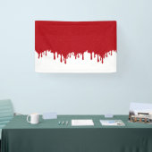 Custom Tomato Red Tropfen Gloss Banner (Messe)