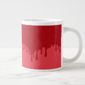Custom Tomato Red Tropfen Jumbo Tasse (Rechts)