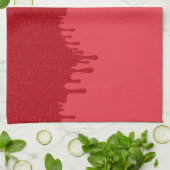Custom Tomato Red Tropfen Küchentücher (Gefaltet)