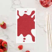 Custom Tomato Red Tropfen Musterpapier Napkins Serviette (Beispiel)