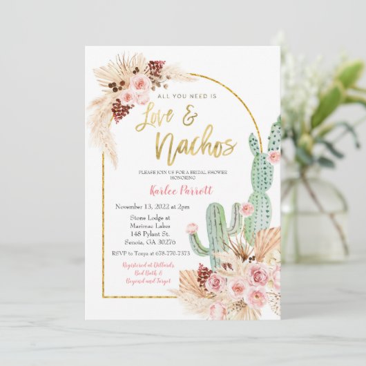 CUSTOM TONYA EINLADUNG (Stehend Vorderseite)