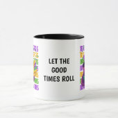 Custom Top Hat Feathers MARDI GRAS Tasse (Zentrum)