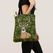 Custom tote bag with whitetail design tasche (Von Nahem)