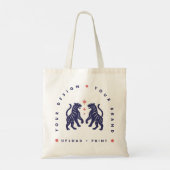 Custom Tote Bag | Your Personalized Design Upload Tragetasche (Rückseite)