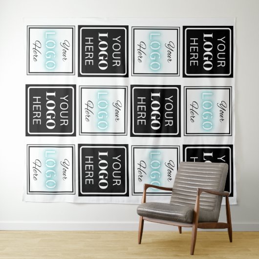 Custom Trade Show Backdrop Wandteppich (Beispiel (Horizontal))