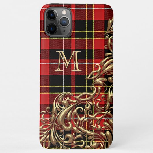 Custom Traditional Scottish Tartan Karos Pattern iPhone Hülle (Rückseite)