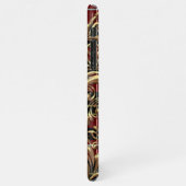 Custom Traditional Scottish Tartan Karos Pattern iPhone Hülle (Linke Seite)