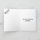 Custom Traktor Country Barn Rustic Wedding Card Karte (Innenseite)