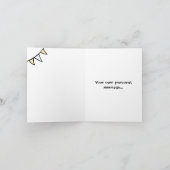 Custom Traktor Country Barn Rustic Wedding Card Karte (Innenseite)