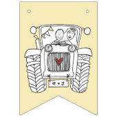 Custom Traktor Country Stall Rustikale Hochzeit Wimpelkette (Dritte Fahne)