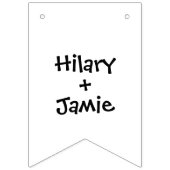 Custom Traktor Country Stall Rustikale Hochzeit Wimpelkette (Erste Fahne)