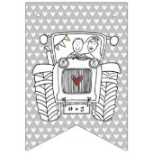 Custom Traktor Country Stall Rustikale Hochzeit Wimpelkette (Erste Fahne)