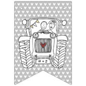 Custom Traktor Country Stall Rustikale Hochzeit Wimpelkette (Dritte Fahne)