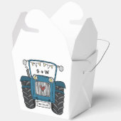 Custom Traktor Country Wedding Themed Favor Box Geschenkschachtel (Offen)