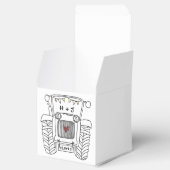 Custom Traktor Country Wedding Themed Favor Box Geschenkschachtel (Geöffnet)