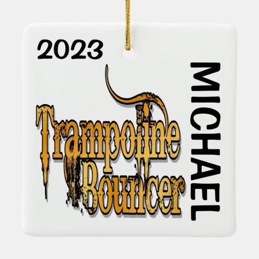 CUSTOM Trampolin Bouncer Keramikornament (Rückseite)