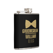 Custom Trauzeuge Trauzeuge Wedding Flachmann (Rechts)