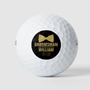 Custom Trauzeuge Trauzeuge Wedding Golfball