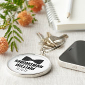 Custom Trauzeuge Trauzeuge Wedding Schlüsselanhänger (Seite)