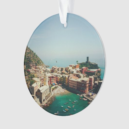 Custom Travel Foto Holiday Ornament (Vorderseite)