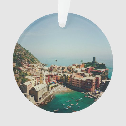 Custom Travel Foto Holiday Ornament (Vorderseite)