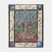Custom Tree of Life Southwest Animal Wildlife  Fleecedecke (Vorderseite)