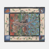 Custom Tree of Life Southwest Animal Wildlife  Fleecedecke (Vorderseite (Horizontal))